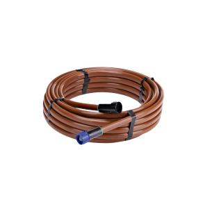 The Brown 1/2 in. Drip-A-Long¬Æ Dripline with 1 GPH Pressure Compensating Emitters spaced 12 in. apart (Raindrip R290DP)